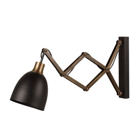 Opviq Sivani - MR - 725 Lámpara de pared negra y vintage